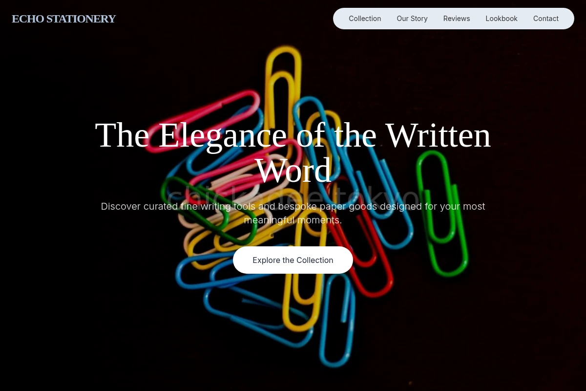 Echo Stationery